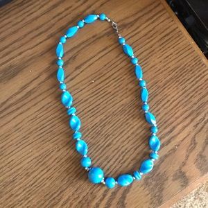Blue necklace